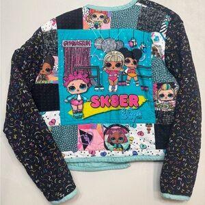 L.O.L. Surprise! Blue and Black Patchwork Sweatshirt